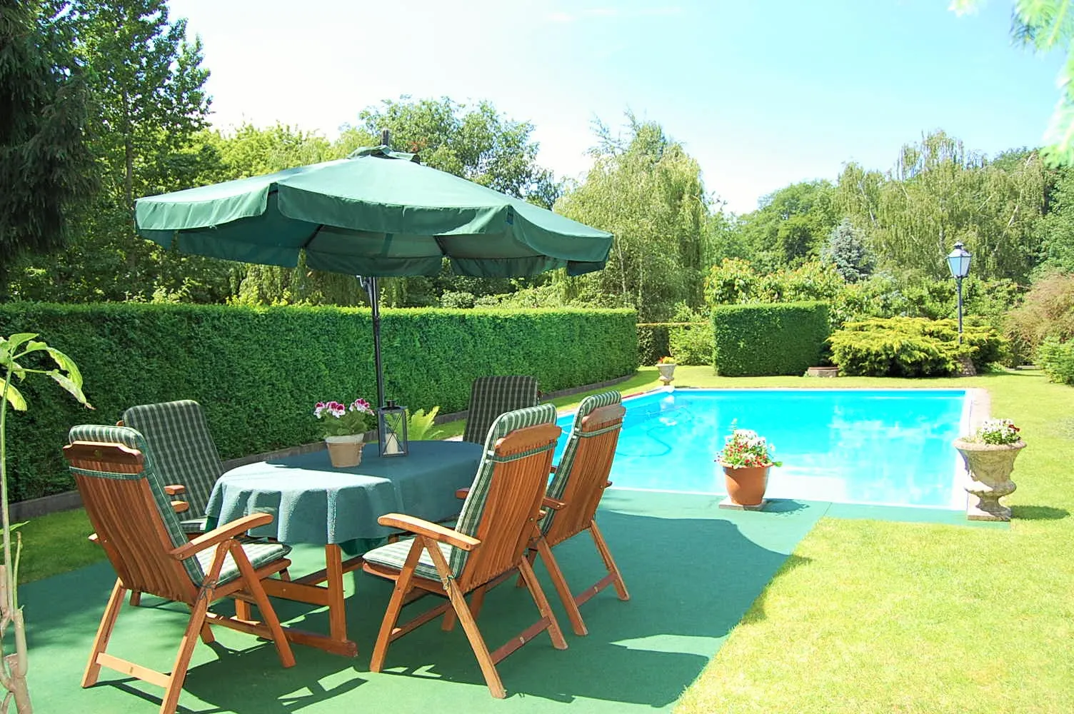 Ferienwohnung Caputh Garten, Pool