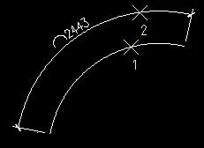Bogenlängenbemaßung