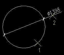 Durchmesserbemaßung