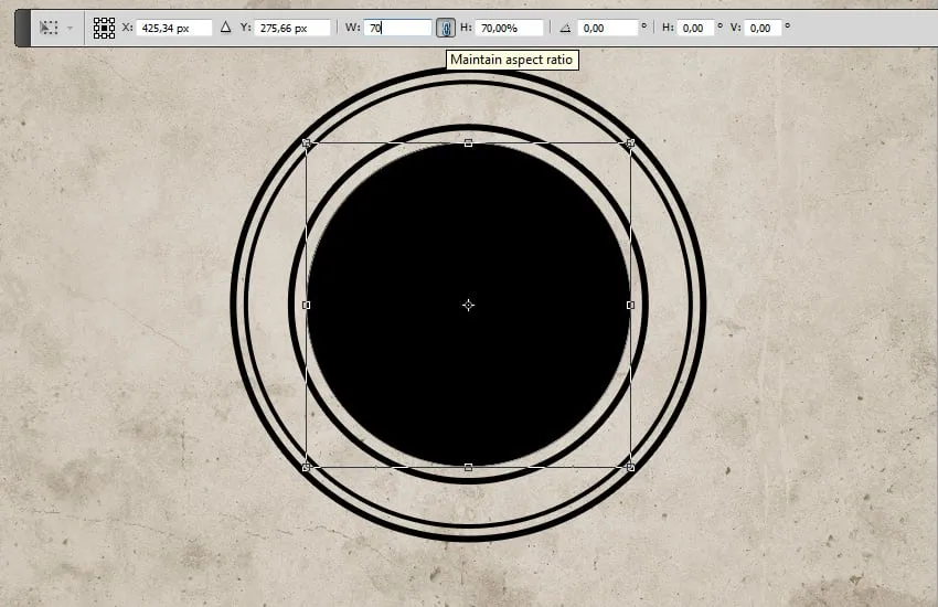 Ebene in Photoshop skalieren