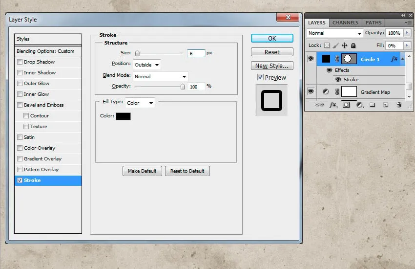 Ebenenstile in Photoshop hinzufügen