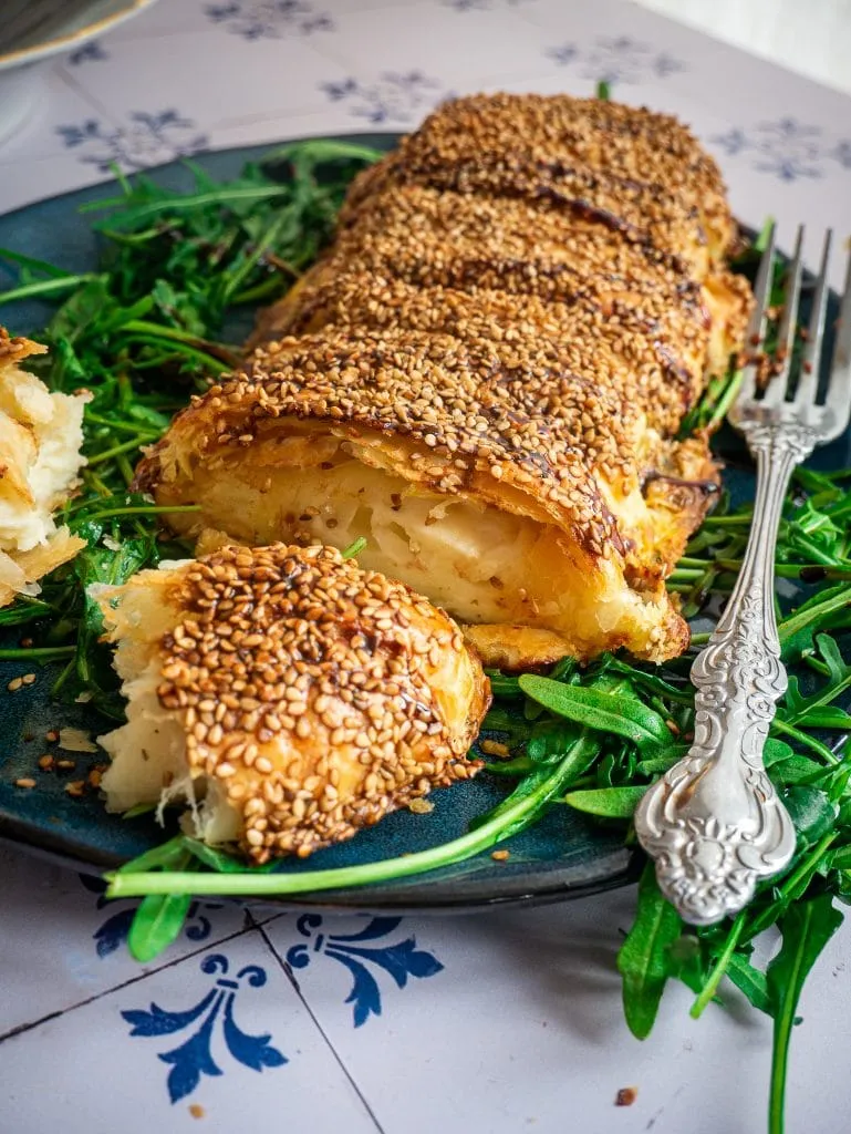 Halloumi Käse in Sesammantel