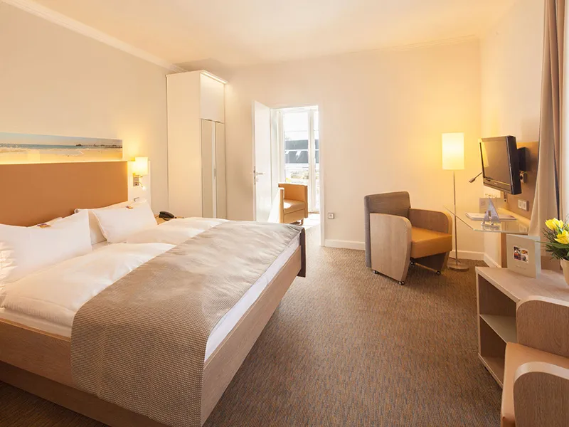 Juniorsuite im Stammhaus mit Bettcouch