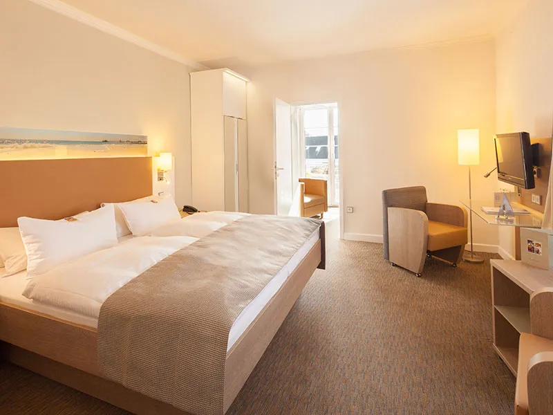 Komfort-Doppelzimmer im Stammhaus mit Wohnraum