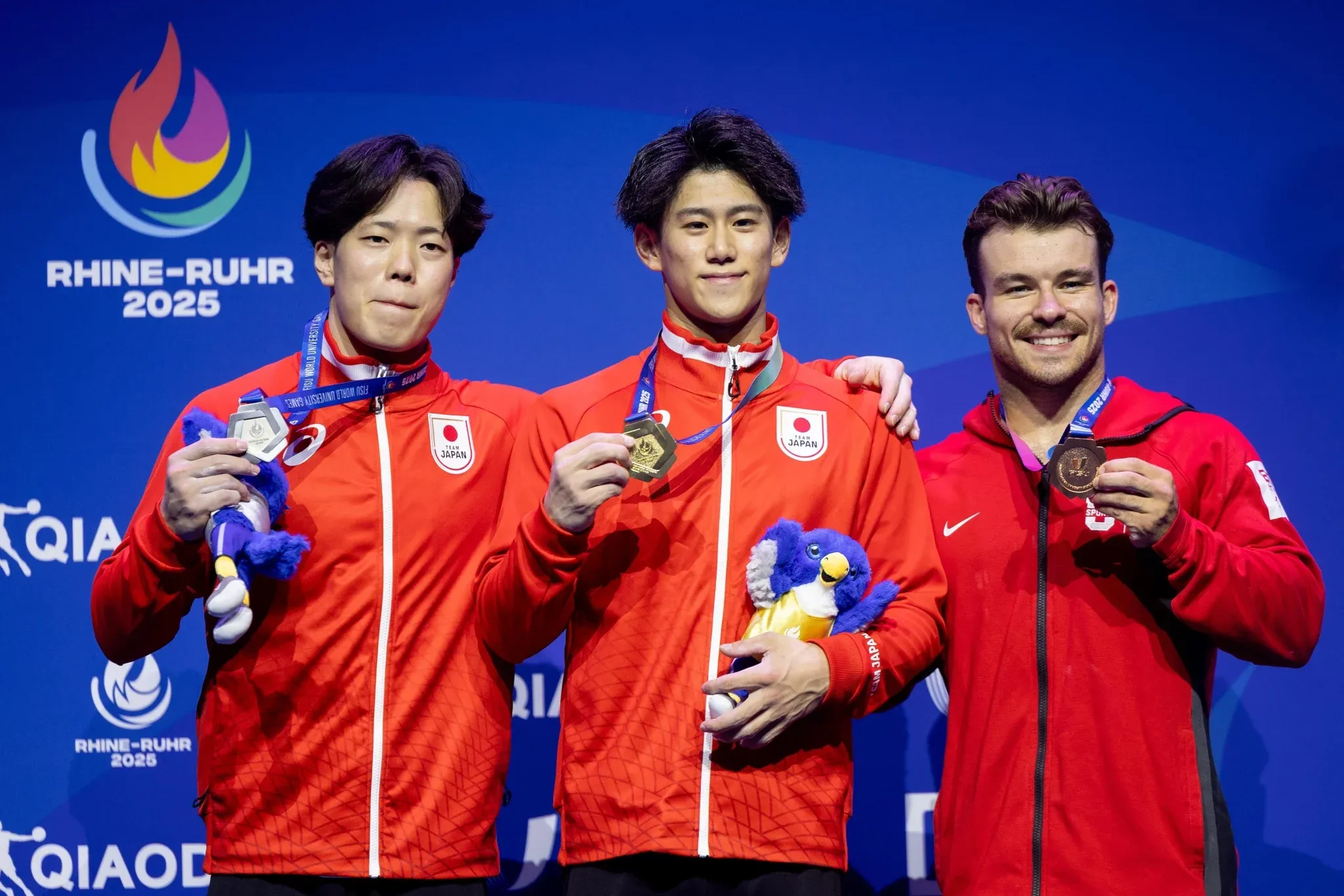 Künstlerische Gymnastik in Aktion während der Spiele