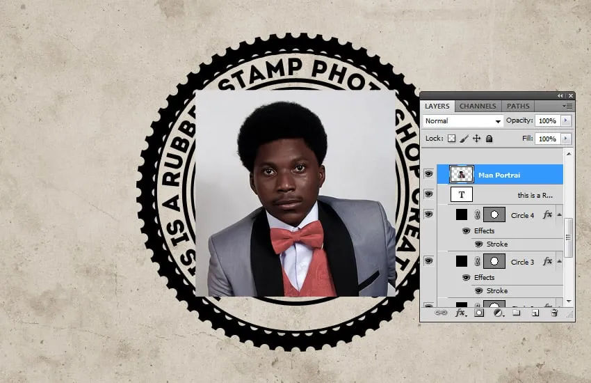 Stockbild in Photoshop hinzufügen