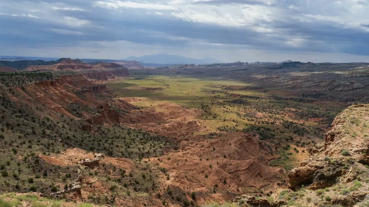 Viewpoint im Cathedral Valley.