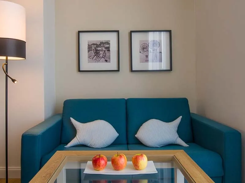 Wohnbereich Strandhaus Hotel Erholung