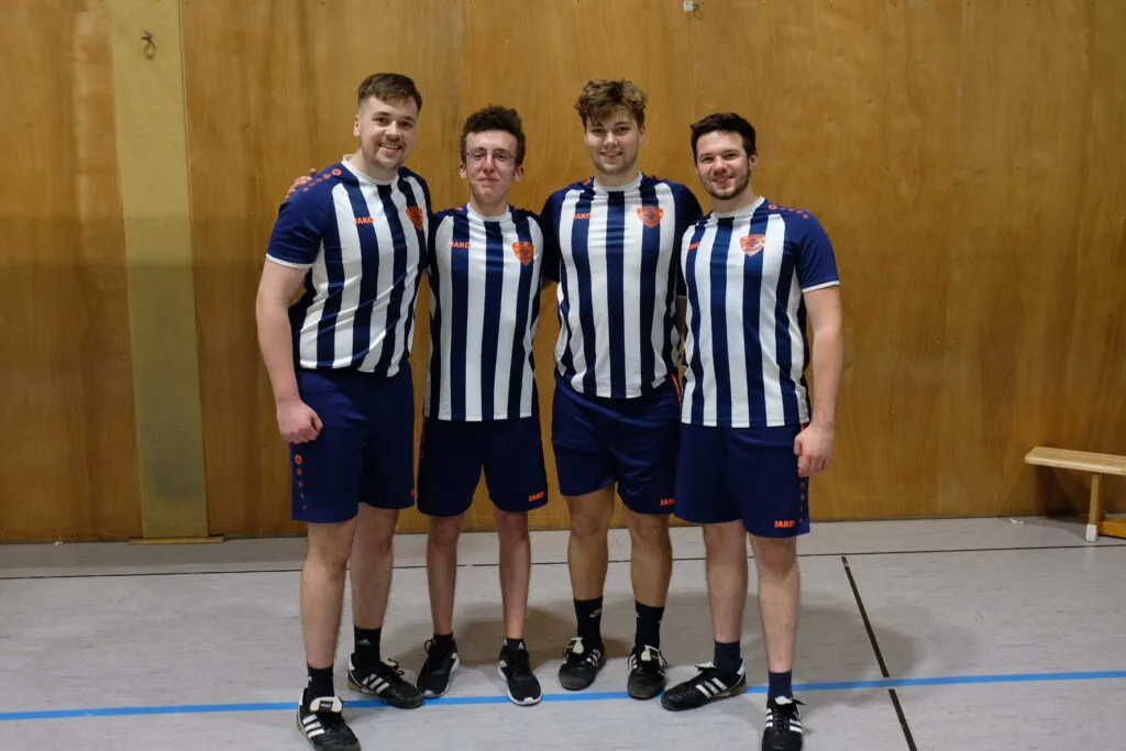 2. Mannschaft: Fabian Bartuschat, Luca Höbener, Felix Cosfeld und Till Scherzinger