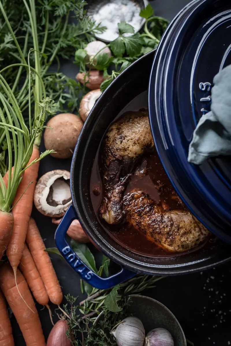 5 liebsten Schmorgerichte coq-au-vin trickytine