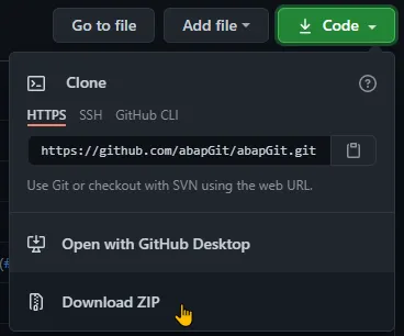abapGit Code Download