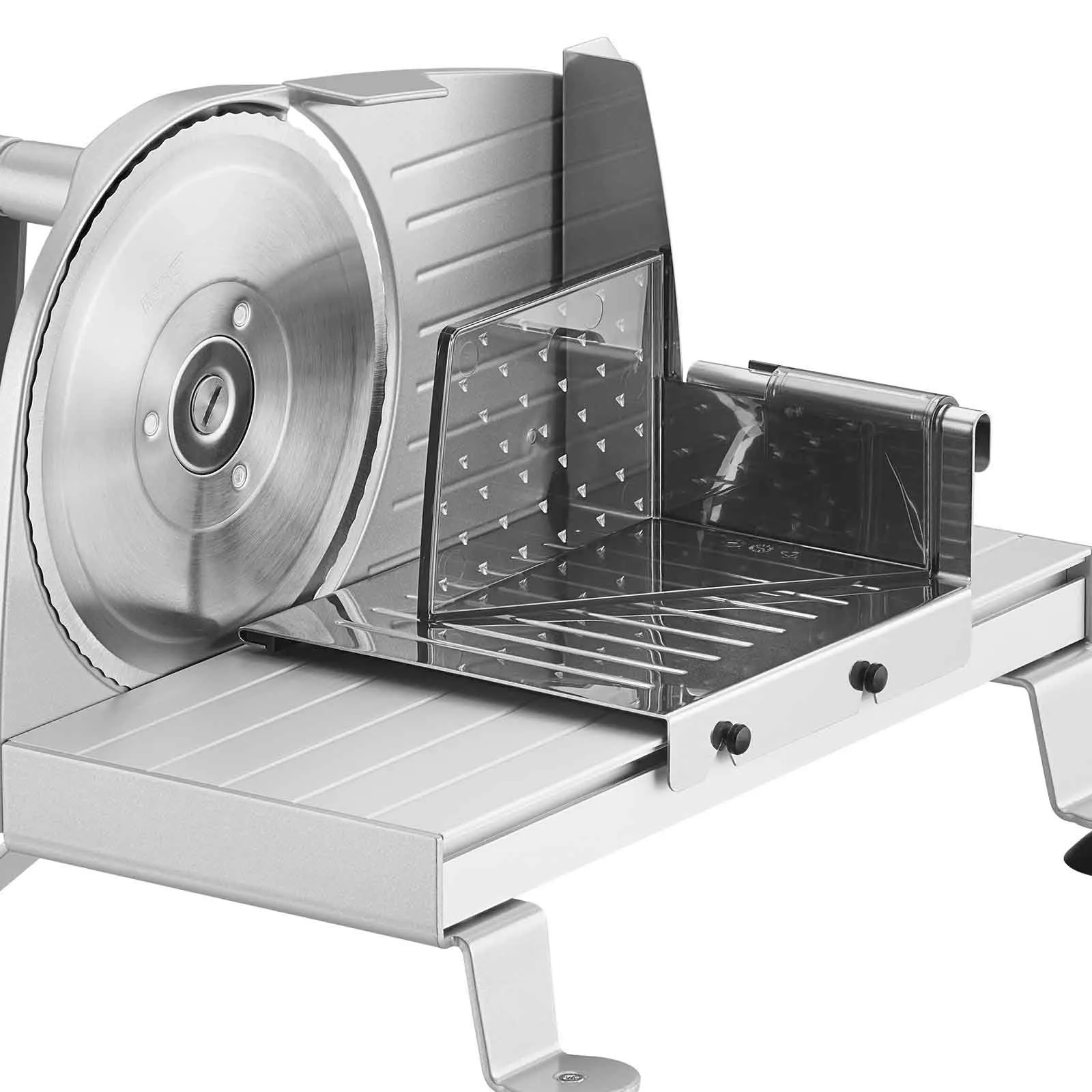 Abnehmbarer Edelstahlschlitten des ritter manus 3 Allesschneiders für einfache Reinigung und große Lebensmittel