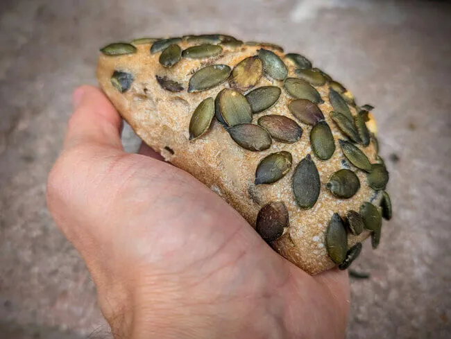 Abstechen der Brötchen