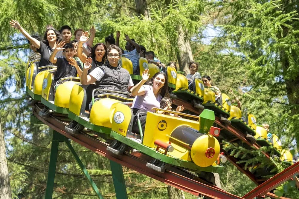 Achterbahn im Magic Park Verden