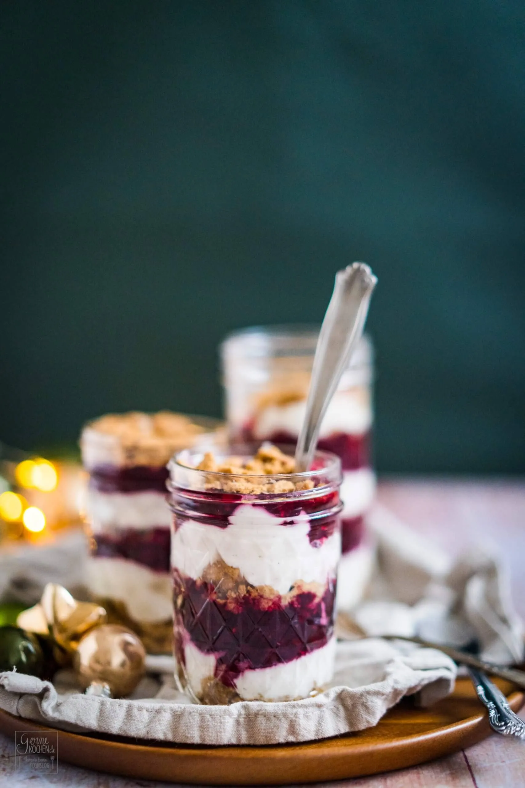 Advents-Tiramisu mit Früchten und Spekulatius