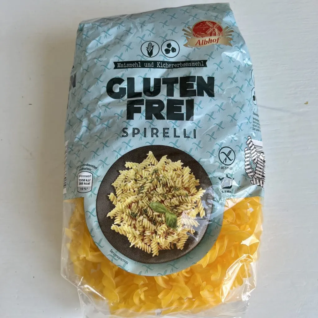 Albhof glutenfreie Spirelli Nudeln im Netto Regal