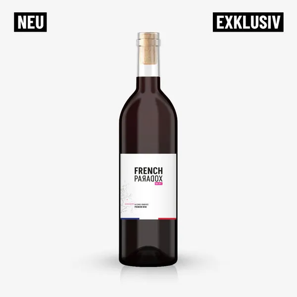 Alkoholfreier Malbec Wein aus Cahors, Frankreich