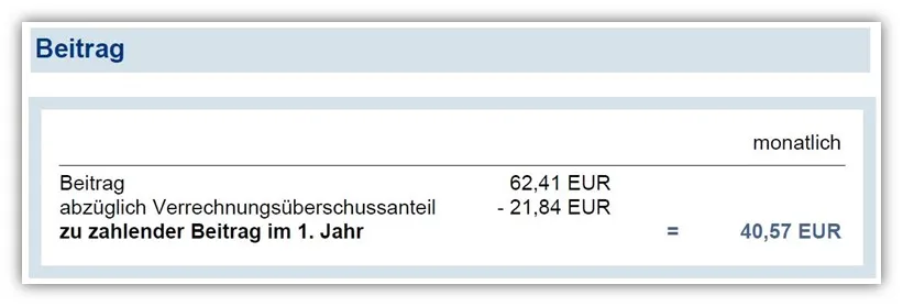 Allianz Risikolebensversicherung Bruttobeitrag Nettobeitrag
