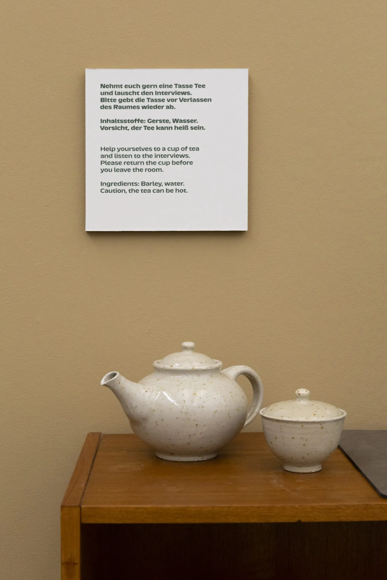 Ansicht der „Teestation“.