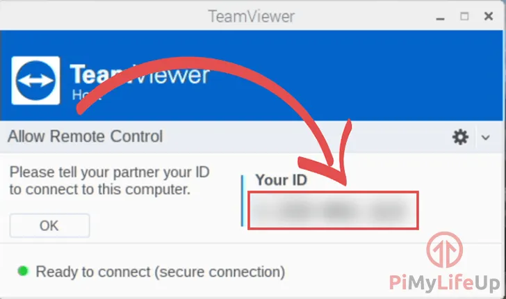 Anzeige der TeamViewer ID auf dem Raspberry Pi für die Fernverbindung
