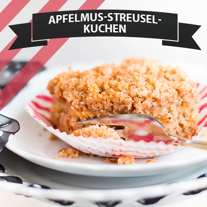 Apfelmus-Streusel-Kuchen