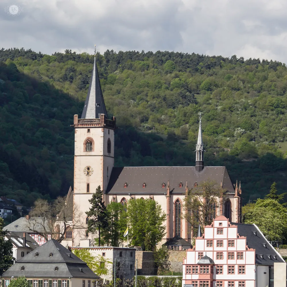 Architektonische Details der mittelalterlichen Pfarrkirche St. Martin in Lorch