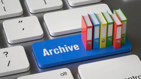 Archivieren Button in Outlook hervorgehoben