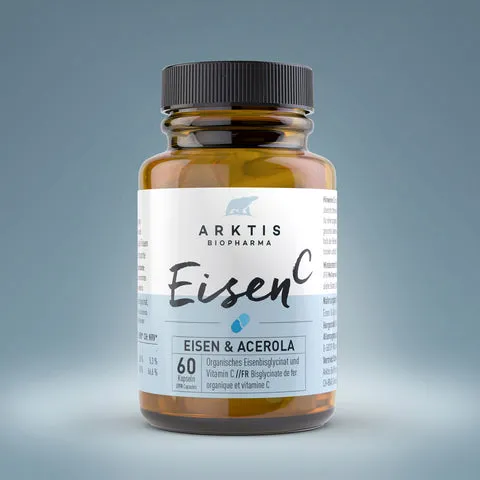 Arktis Eisen C Nahrungsergänzungsmittel zum Eisenspeicher auffüllen