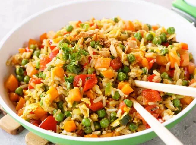 Aromatischer Gebratener Reis mit Ei