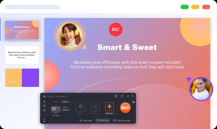 Aufnahme einer Präsentation