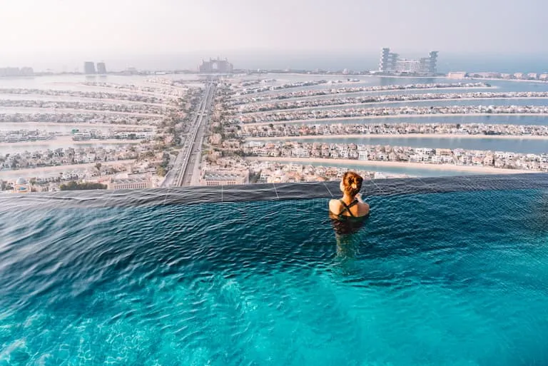 Aura Skypool auf der Palm Jumeirah in Dubai
