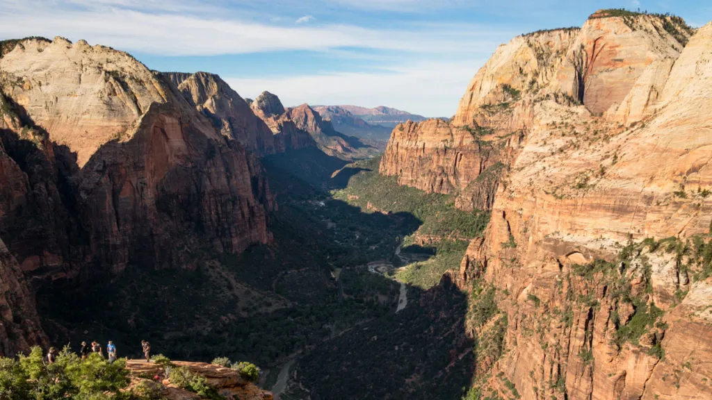 Ausblick auf Zion Canyon.