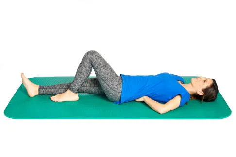 Ausgangsstellung: Übung für die Bauchmuskulatur