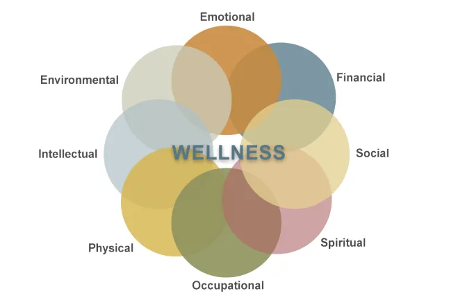 Aussenansicht eines Wellnesshotels mit Pool