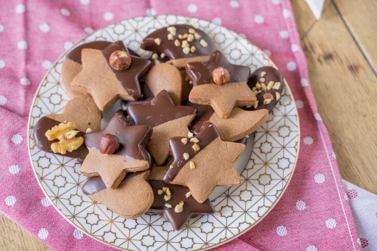 Ausstechkekse mit Nougat – wunderschön und unglaublich lecker