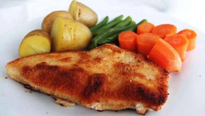 Authentisches deutsches Putenschnitzel