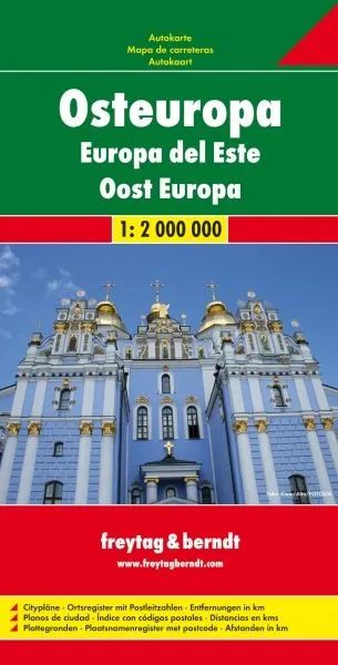Autokarte Osteuropa