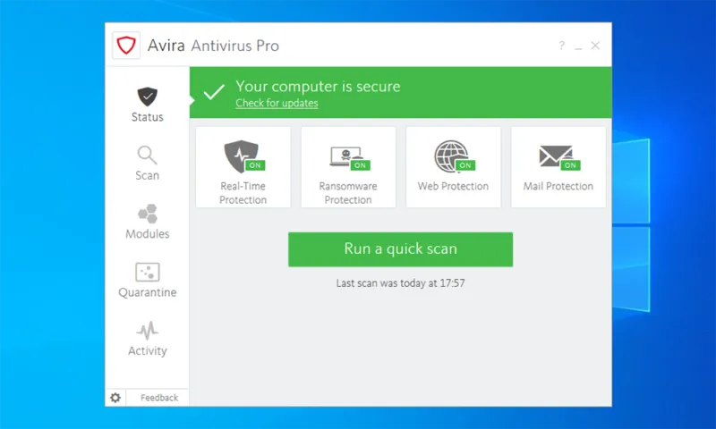 Avira Antivirus Client