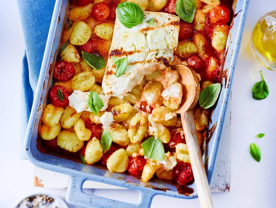 Baked Feta Gnocchi aus dem Ofen