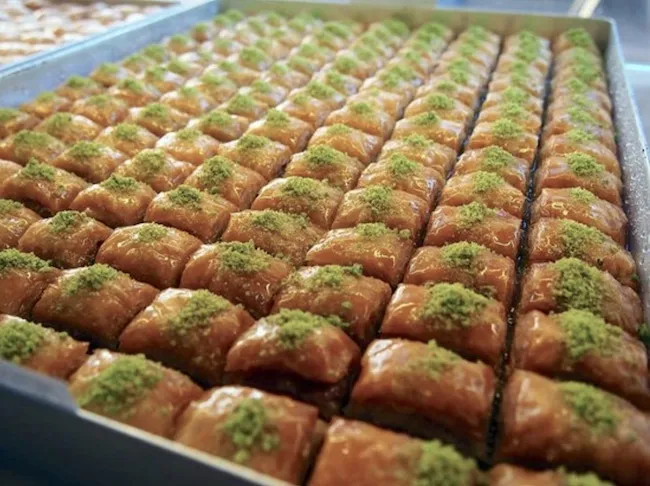 Baklava Auswahl in der Güzel Bäckerei