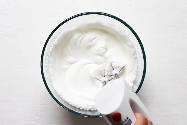 Beating egg whites for Kaiserschmarrn (emperors mess) step by step recipe