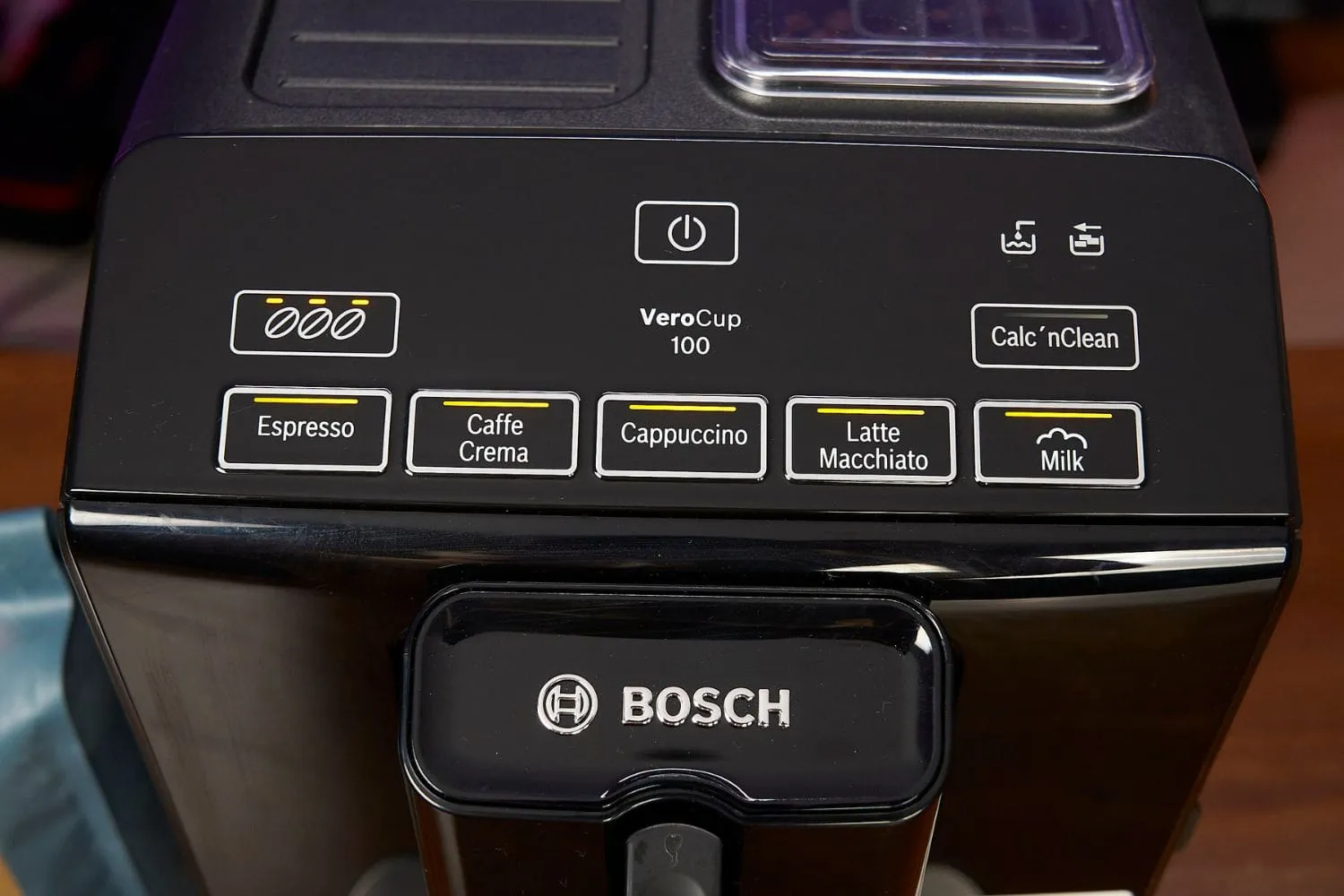 Bedienung des Bosch VeroCup 100 Kaffeevollautomaten