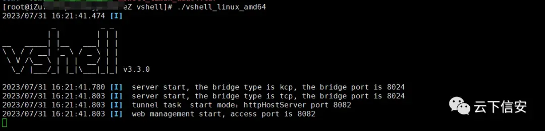 Beispiel eines Vshell C2-Servers, der in chinesischen Foren veröffentlicht wurde