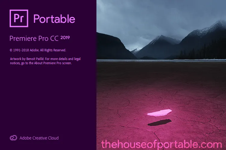 Benutzeroberfläche von Adobe Premiere Pro CC 2025 Portable für professionelle Videobearbeitung
