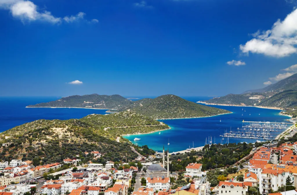 Berge und Meer in Kaş