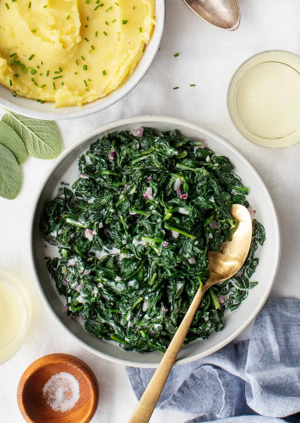 Best Thanksgiving side dishes - Creamed spinach