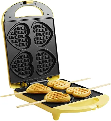 Bestron DSW271 Waffeleisen für Waffeln am Stiel, geschlossen von vorne