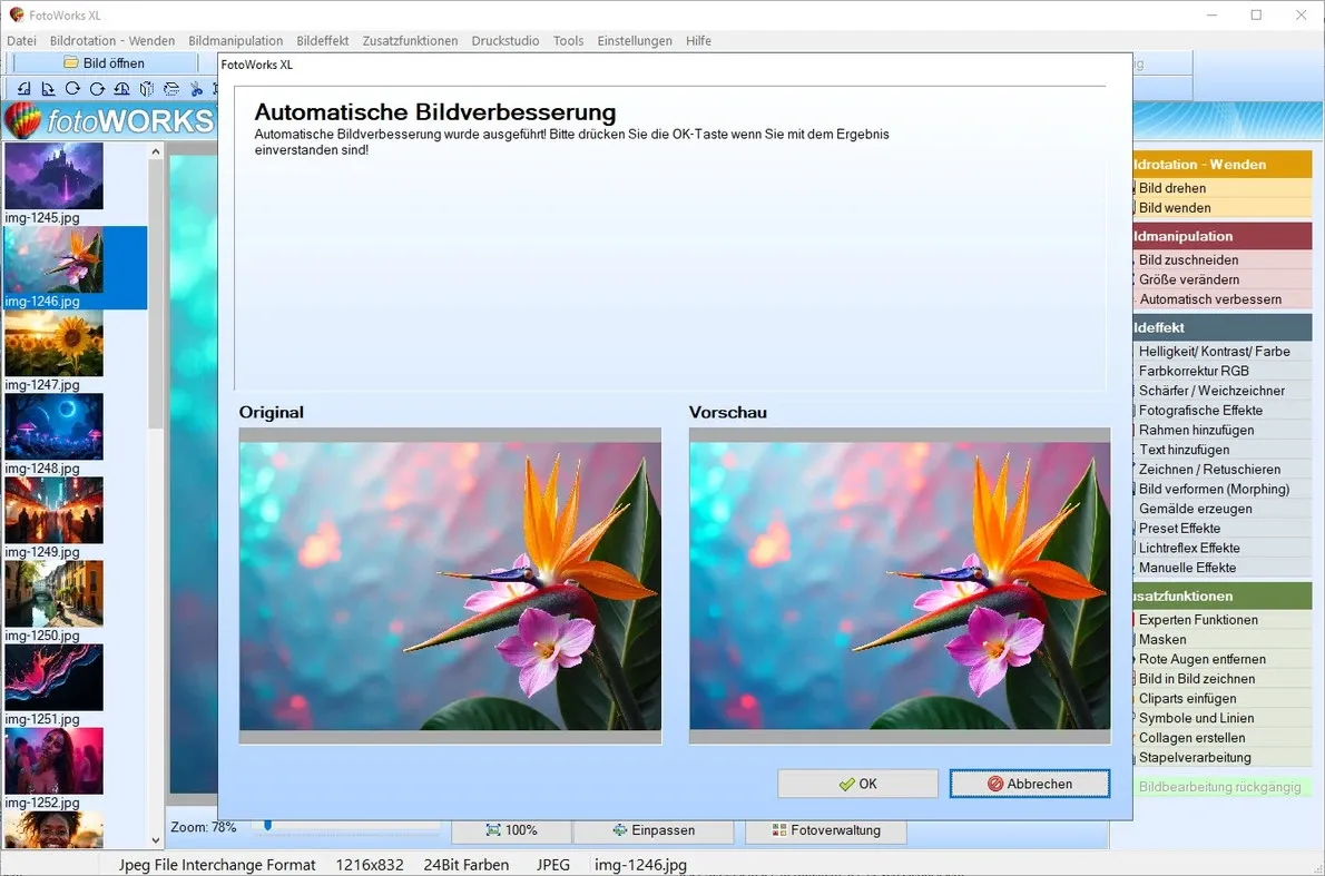 Bildbearbeitung mit Funktionen für Windows 11