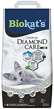 Bio Kat’s Diamond Care Katzenstreu mit Aloe Vera und Aktivkohle