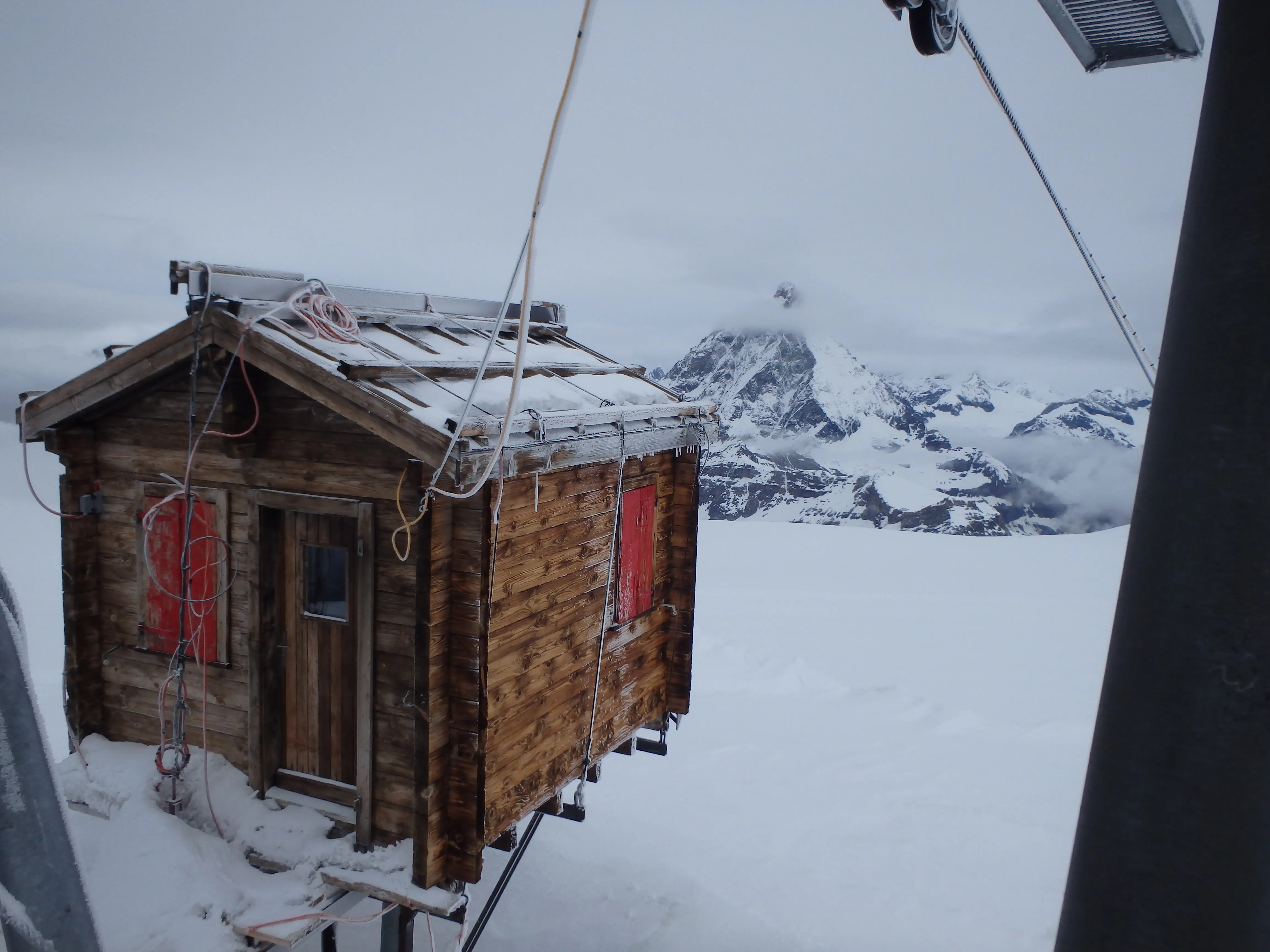 Blick auf das Matterhorn vom Gipfel des Gobba di Rollin